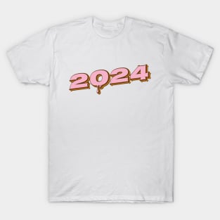 2024 | pink color T-Shirt